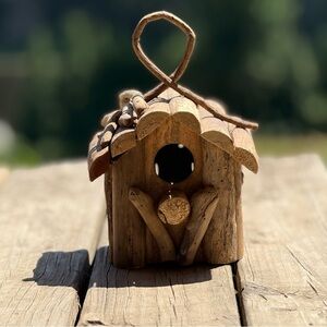 Rustic Wooden Birdhouse